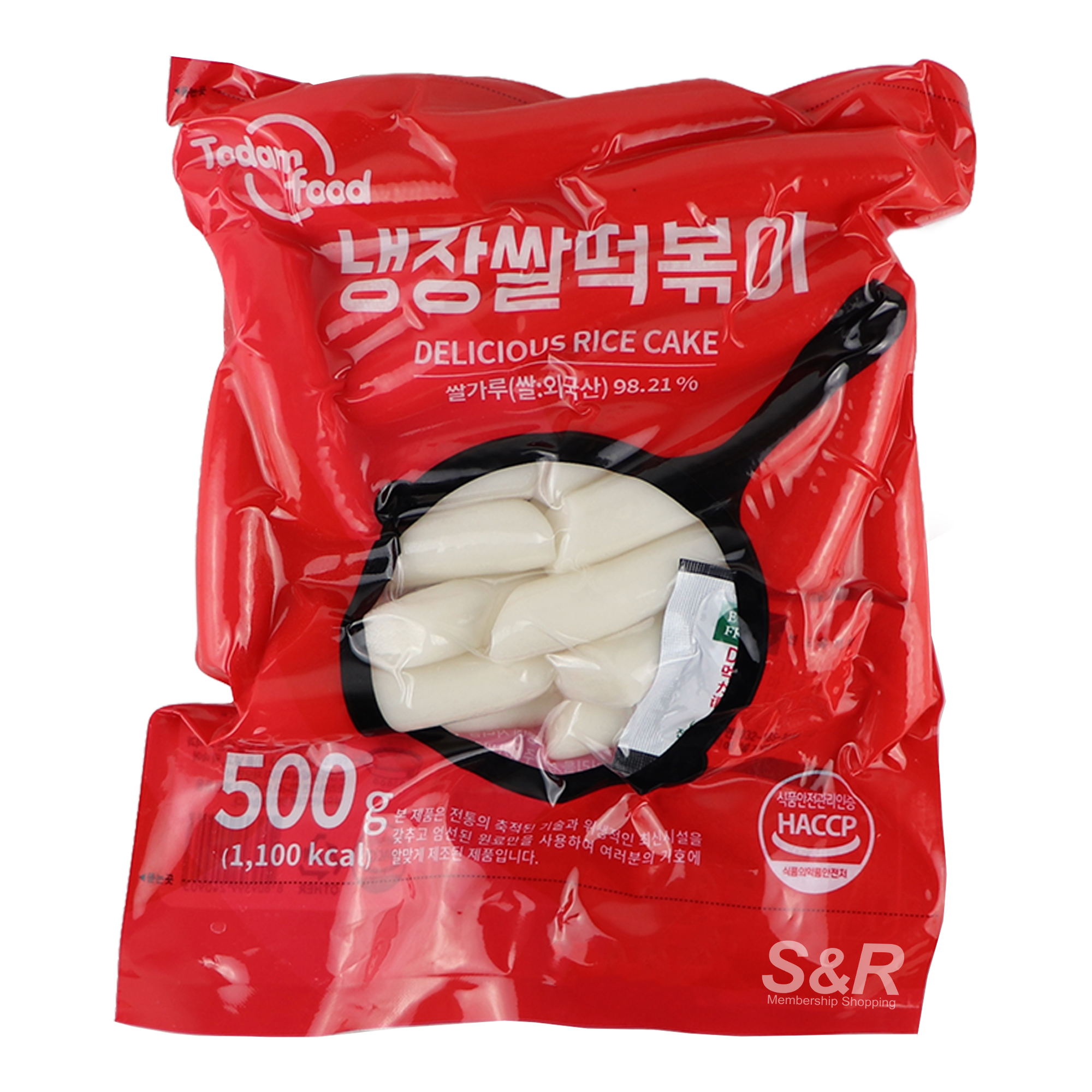 Todam Rice Cake For Tteokbokki 500g Todam Rice Cake For Tteokbokki 500g